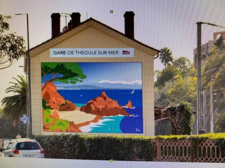 2 Pieces Climatise A 200M Des Plages Theoule-sur-Mer Bagian luar foto